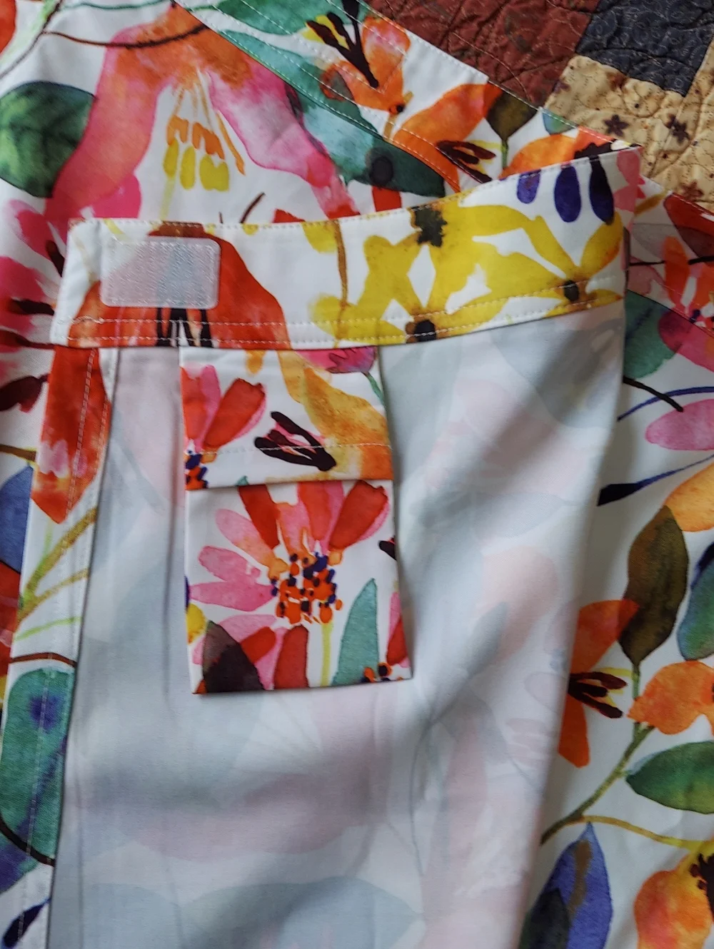 Rip Skirt Women’s Floral Size Large Multi Colored Floral Pattern